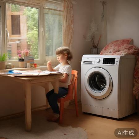 选低噪音洗衣机，护孩子学习与休