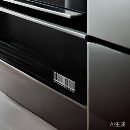集成灶条码藏底部、后盖、面板