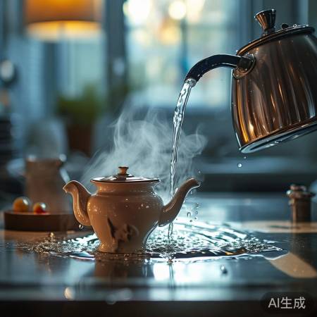 热水器水泡茶，香浓更宜人。