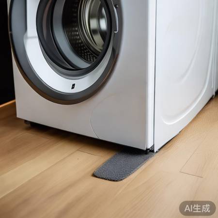 洗衣机嗡嗡声过大可调整位置或垫