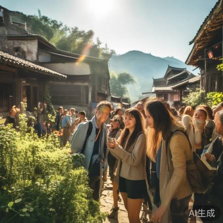 外国博主迷中国乡村美