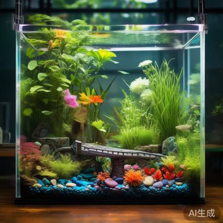 鱼缸装饰,点亮水世界
