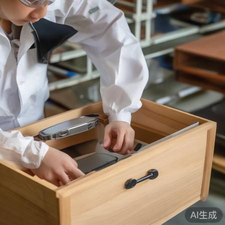 锁小宝智能锁,拼图般简易安装