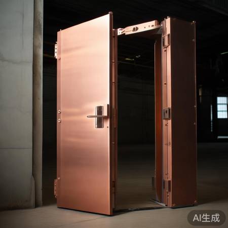 铜质防盗门,坚固防腐蚀,贵重易