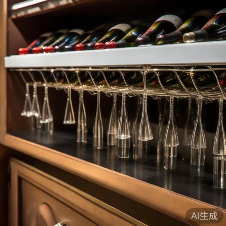 酒柜边缘巧用，空间省心又实用