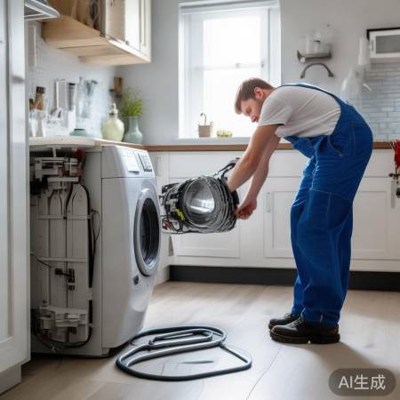 检查水电连接，洗衣机稳固