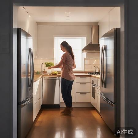 厨房黄金三角区,烹饪自如
