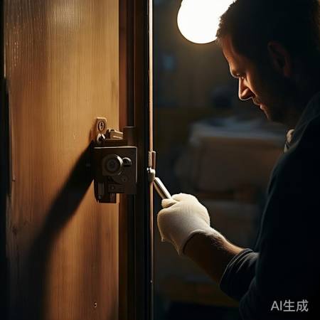 “调整锁芯，缩小门框间隙”