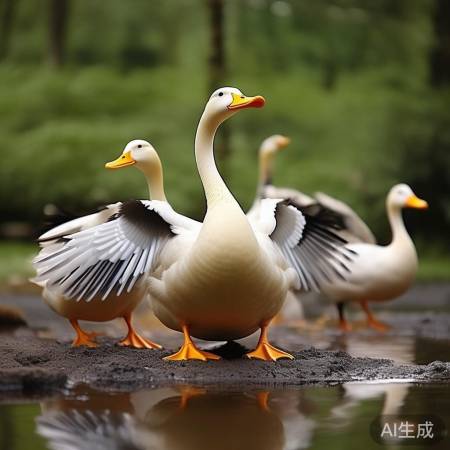 奇鸭群现世,形态各异