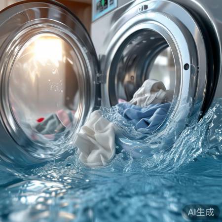 控制水位防损伤，定期检查波轮。