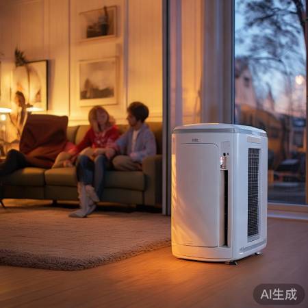 “圣能空气能热水器,节能温暖家