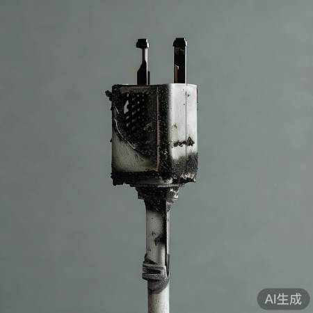 插头表面黑可继续，内部黑需谨慎