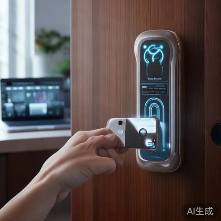 “指纹锁卡,银行账户连接桥梁”