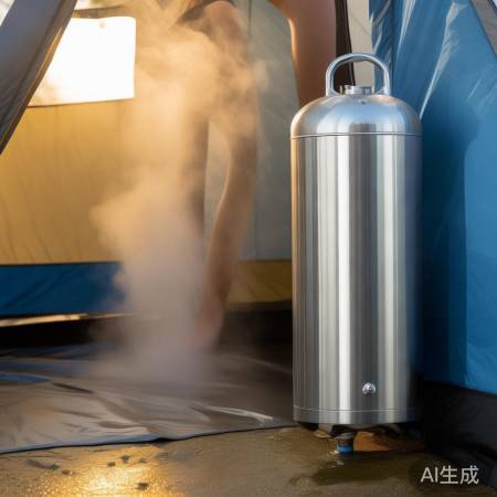 户外便携不锈钢热水器