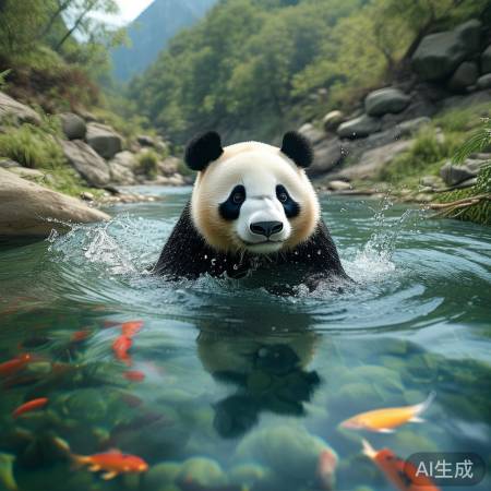 水中小熊猫新保护举措