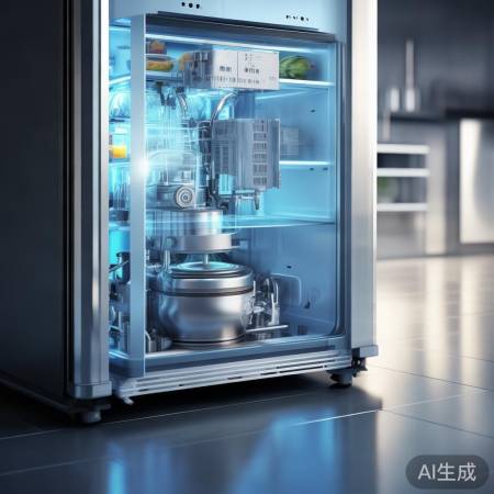 冰箱温控器调节温度,可开可关。