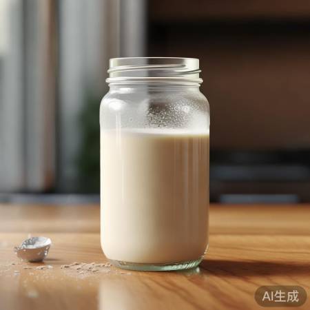 冷藏豆浆易分层，搅拌后可饮，酸