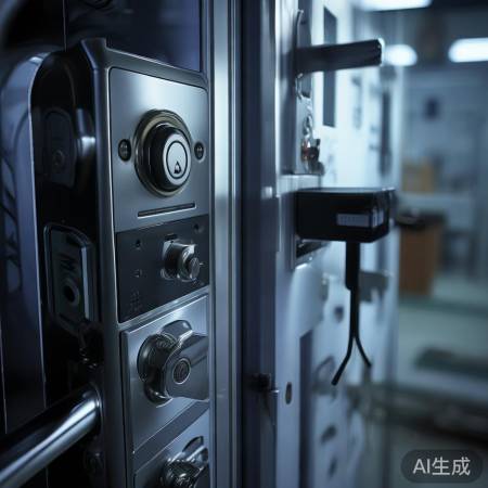 双层锁机械电子,指纹锁便捷贵