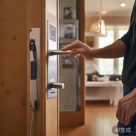 检查门内电源,选对指纹锁