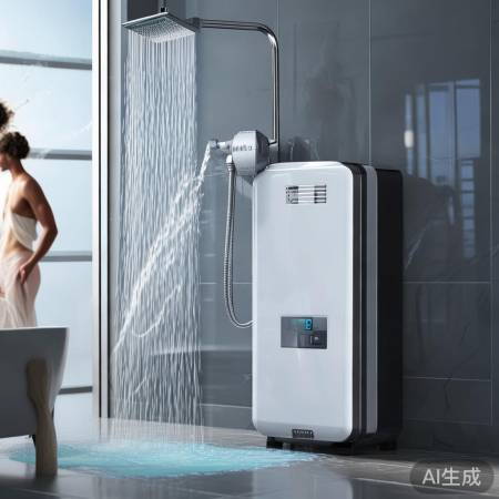 “空气能热水器恒温洗浴”