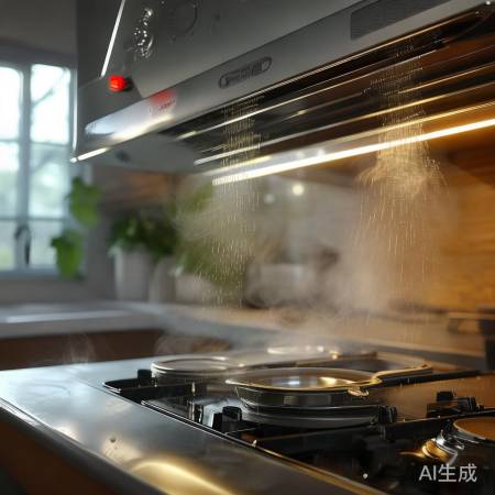 万鹿油烟机,自动清洗神器!