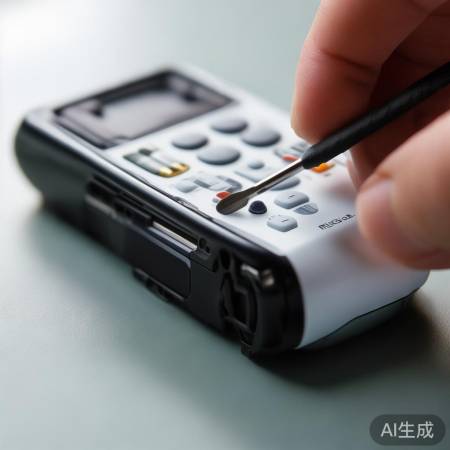 遥控器背盖螺丝拆卸