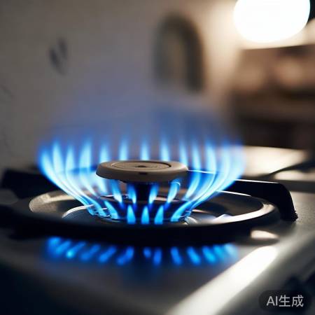 燃气灶点火倾斜法