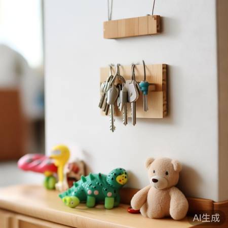 钥匙勿与宠物玩具同放,防误伤。