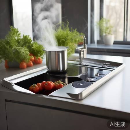 集成灶洗菜盆,一灶多用省空间