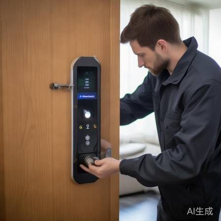 指纹锁故障，更换传感器修复