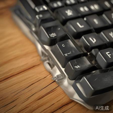 按键松动,底座连接不良。
