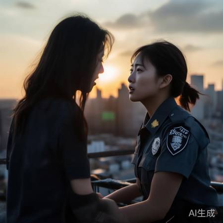 紧急救援女子跳楼