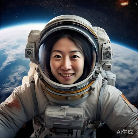航天员黎家盈，勇敢面对挑战