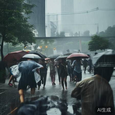 晋城暴雨见证坚韧力量