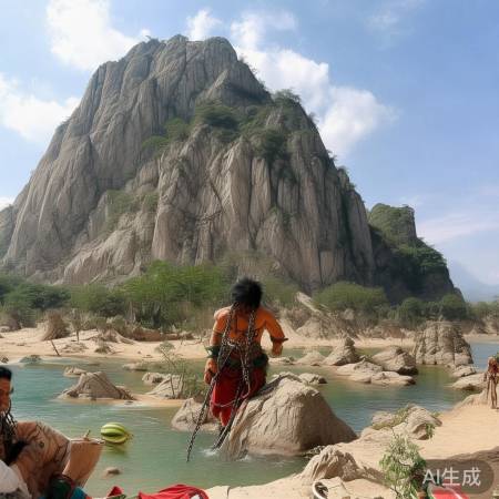 五行山锁悟空,师徒取经路