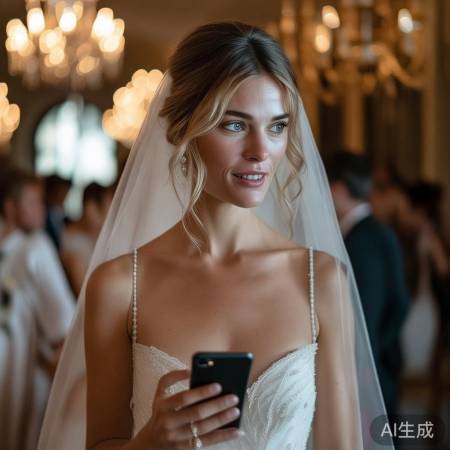 明星婚礼也紧张