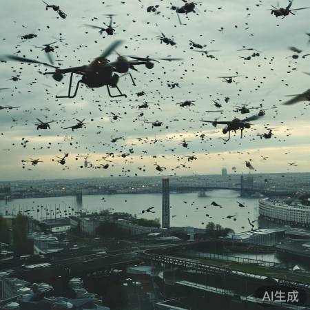无人机演习突变袭击