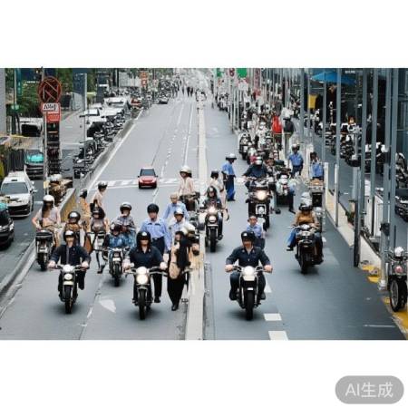 “解禁摩托，安全为先，共守规则