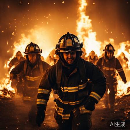 消防员英勇护安全