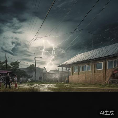 台风影响学校安全，停课保障孩童