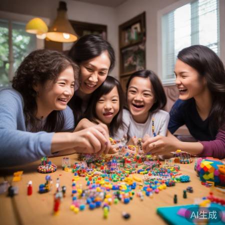 拼豆新玩法,亲子乐无边