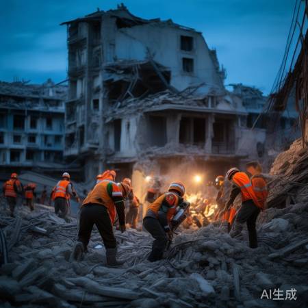 崇左市救援人员夜以继日