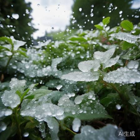 冰雹考验耐心