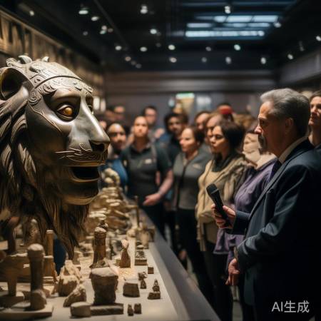 展览顺利进行,工作人员辛勤付出