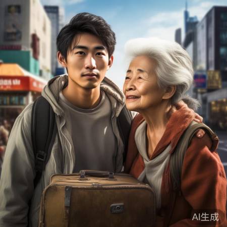 儿子去大城市,妈妈白发担忧