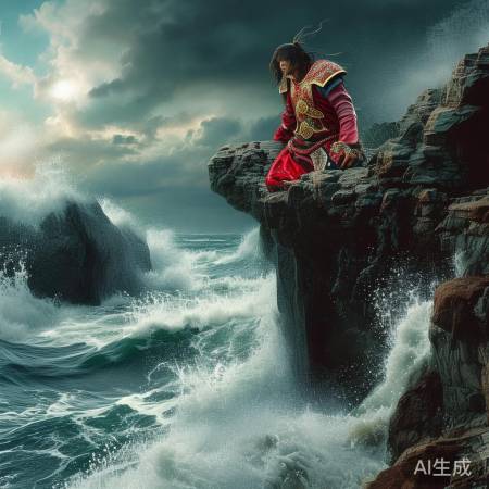 《哪吒闹海经典场景》
