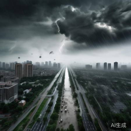 台风某某某来袭，江沪暴雨如注