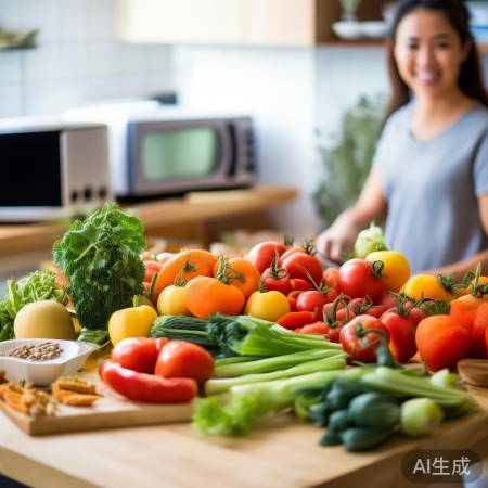 健康饮食,蔬果为主