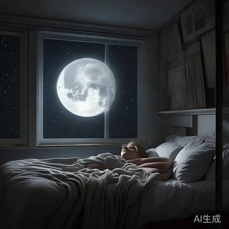 月光烦恼,夜难入眠