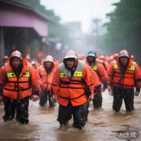 周口暴雨，众志成城抗洪